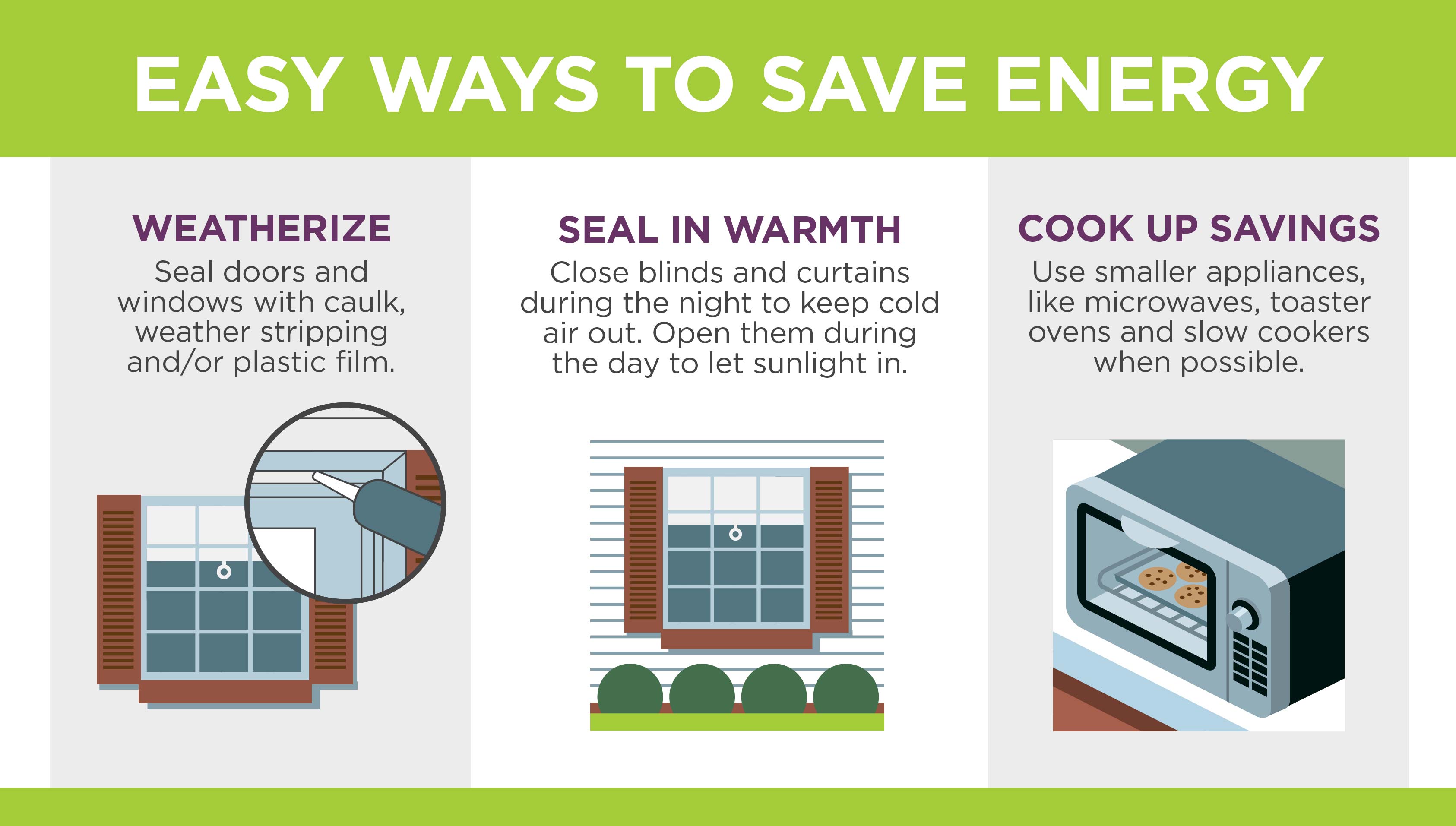 Easy Ways to Save Energy