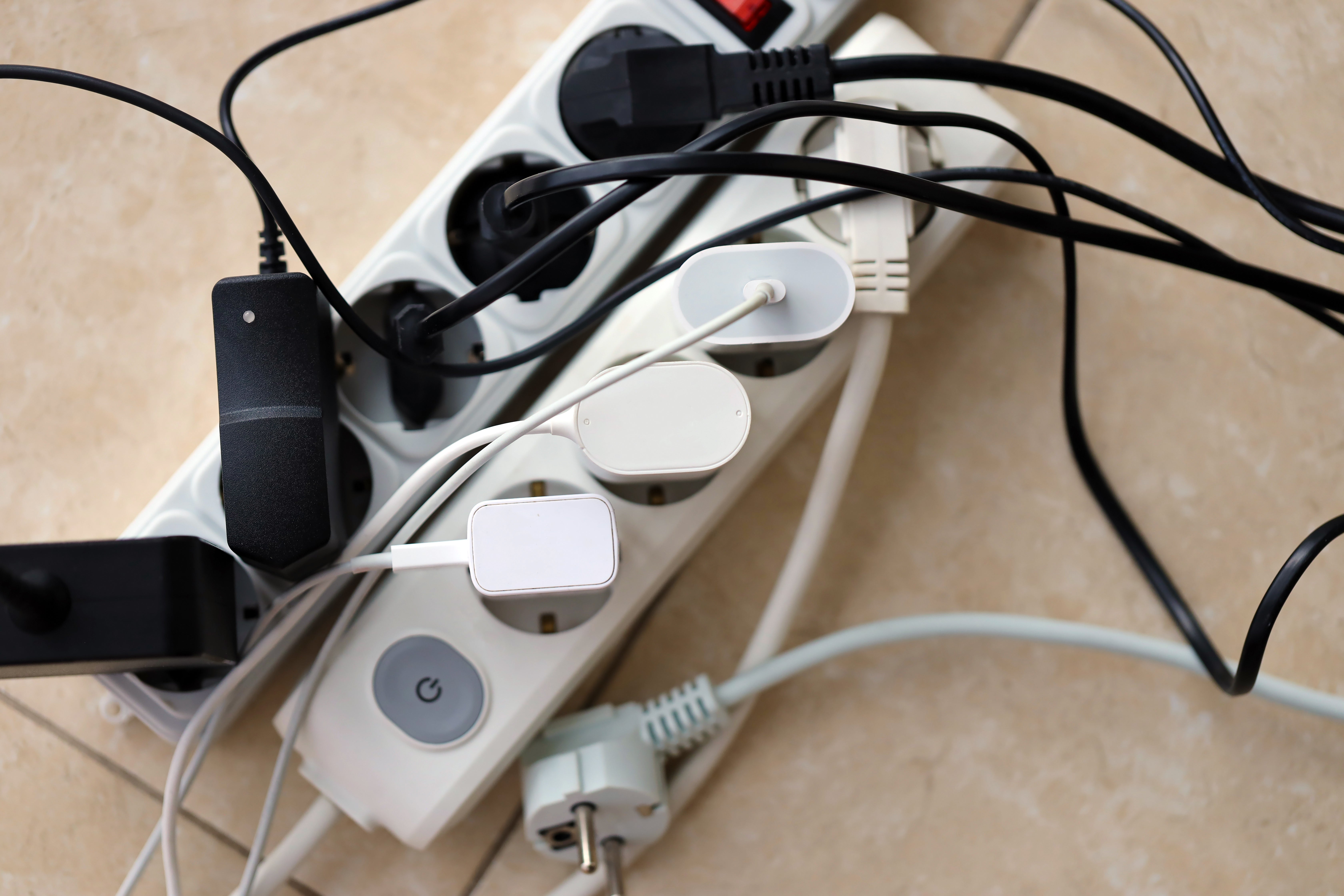 Overloaded power strips