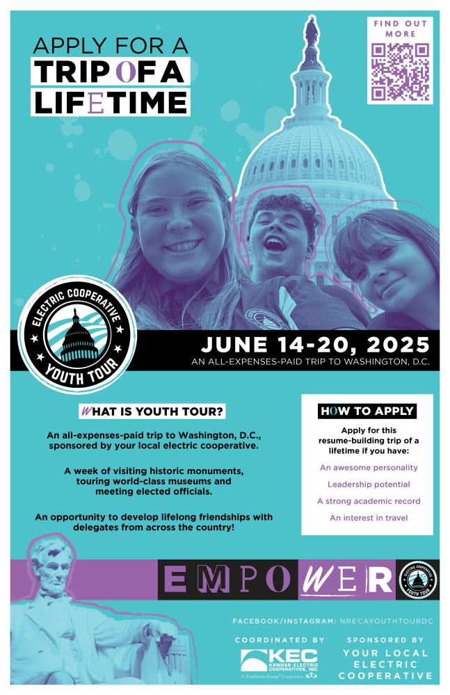 Youth Tour Trip June 14-20, 2025