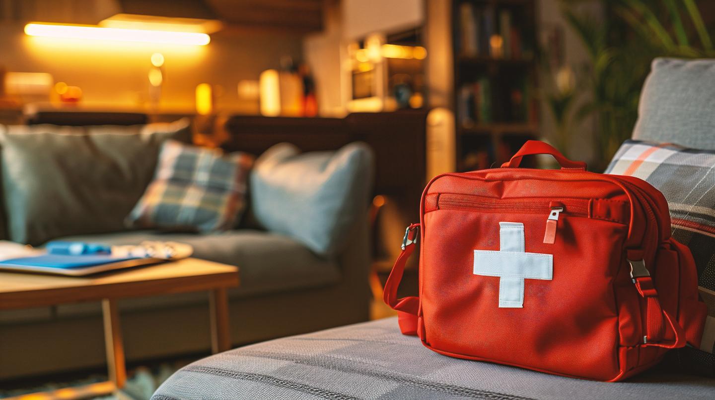 First Aid Kit in a Home
